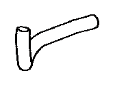 Lexus 16267-38030 HOSE, WATER BY-PASS, NO.3