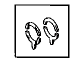 Lexus 11011-38040 WASHER SET, CRANKSHAFT THRUST