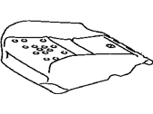 Lexus 71512-78030 PAD, FRONT SEAT CUSHION