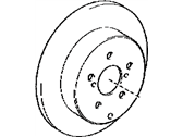 Lexus 42431-78010 DISC, REAR