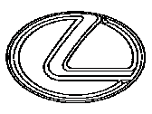 Lexus 53141-30510 GARNISH, RADIATOR GR