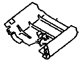 Lexus 87834-53030 COVER, INNER REAR VIEW MIRROR STAY HOLDER