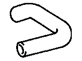 Lexus 16571-50150 HOSE, RADIATOR, NO.1