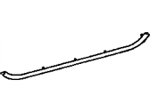 Lexus 67863-60020 WEATHERSTRIP, FRONT DOOR, NO.2 RH