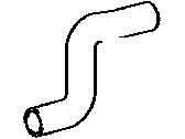 Lexus 16572-37120 HOSE, RADIATOR, NO.2