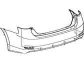 Lexus 52159-75902 COVER, REAR BUMPER L/C