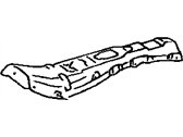 Lexus 55212-53020 SILENCER, FRONT PANEL, LOWER