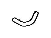 Lexus 16264-20010 HOSE, WATER BY-PASS, NO.2