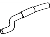 Lexus 16571-62040 HOSE, RADIATOR, INLET