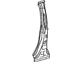 Lexus 61038-76901 REINFORCEMENT SUB-ASSY,CENTER BODY PILLAR