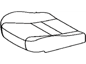 Lexus 71072-76051-01 COVER SUB-ASSY, FRONT SEAT