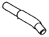 Lexus 16261-20010 HOSE, WATER BY-PASS, NO.1