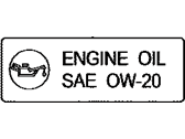 Lexus 15369-31010 LABEL, ENGINE OIL INFORMATION