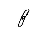 Lexus 73237-33010-G0 COVER, SHOULDER BELT ANCHOR