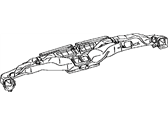 Lexus 55870-60040 DUCT ASSY, HEATER TO REGISTER