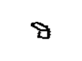 Lexus 73237-60030-A0 COVER, SHOULDER BELT ANCHOR