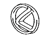 Lexus 53141-60090 Radiator Grille Emblem (Or Front Panel)