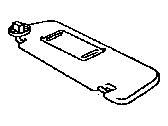 Lexus 74320-0E020-A0 VISOR ASSY, LH