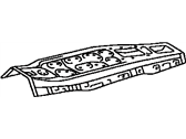 Lexus 58115-60020 REINFORCEMENT, FRONT FLOOR PANEL