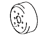 Lexus 13524-38020 PULLEY, PUMP DRIVE SHAFT