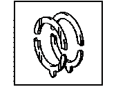 Lexus 11011-38050 WASHER SET, CRANKSHAFT THRUST