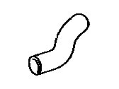 Lexus 16571-38060 HOSE, RADIATOR, NO.1
