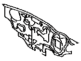 Lexus 55223-33080 INSULATOR, DASH PANEL, OUTER