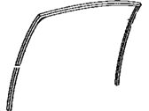 Lexus 68152-33100 RUN, REAR DOOR GLASS, LH