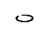 Lexus 90521-22004 RING, HOLE SNAP
