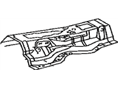 Lexus 58113-53040 PANEL, FRONT FLOOR, CENTER