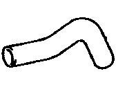 Lexus 16571-46200 HOSE, RADIATOR, INLET