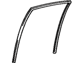 Lexus 68152-50030 RUN, REAR DOOR GLASS, LH