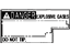 Lexus 28897-36010 Label, Battery Caution