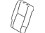 Lexus 71077-78020-A3 Rear Seat Back Cover Sub-Assembly, Right (For Separate Type)