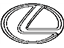 Lexus 53141-50040 Radiator Grille Emblem (Or Front Panel)