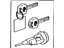 Lexus 89073-60010 Cylinder Set, Lock W