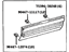 Lexus 75072-60030-A2 Moulding Sub-Assy, Front Door, Outside LH