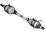 Lexus 43430-60082 Shaft Assembly, Front Drive