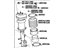 Lexus 48080-48030 Cylinder Assy, Pneumatic, Rear RH W/Shock Absorber