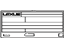 Lexus 11298-28570 Label, Emission Control