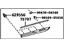 Lexus 75075-75020-A0 Moulding Sub-Assy, Rear Door, Outside RH