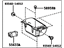 Lexus 55604-75010 Instrument Panel Cup Holder Sub-Assembly