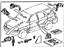 Lexus 89073-48011 Cylinder Set, Lock W/Transmitter Housing(Less Module)