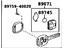 Lexus 89070-48030 Door Control Transmitter (Cut Key)