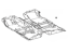 Lexus 58510-30B10-A0 Carpet Assy, Front Floor, Front