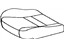 Lexus 71071-76061-A6 Front Seat Cushion Cover Sub-Assembly, Right (For Separate Type)
