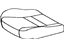 Lexus 71071-76190-A5 Front Seat Cushion Cover Sub-Assembly, Right (For Separate Type)