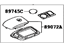 Lexus 89904-53610 Electrical Key Transmitter Sub-Assembly