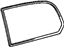 Lexus 62742-60100 Weatherstrip, Quarter Window, LH