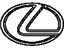 Lexus 90975-02050 Radiator Grille Emblem (Or Front Panel)